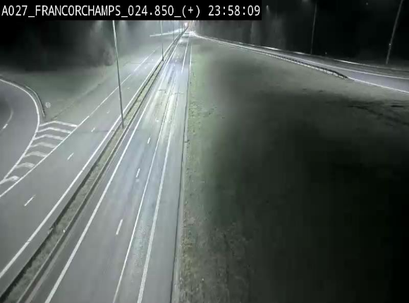 <h2>Caméra autoroutière à proximité du circuit de Spa-Francorchamps à Stavelot sur l'A27/E42</h2>