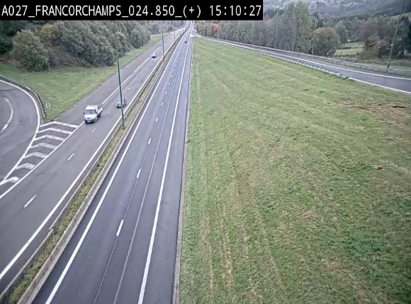 <h2>Caméra autoroutière à proximité du circuit de Spa-Francorchamps à Stavelot sur l'A27/E42</h2>
