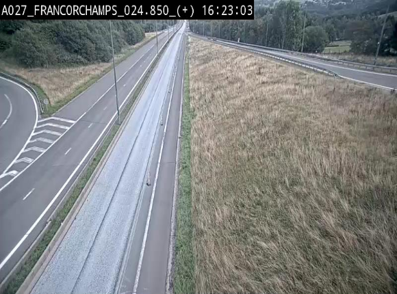 <h2>Caméra autoroutière à proximité du circuit de Spa-Francorchamps à Stavelot sur l'A27/E42</h2>