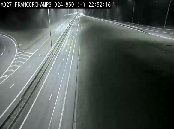 <h2>Caméra autoroutière à proximité du circuit de Spa-Francorchamps à Stavelot sur l'A27/E42</h2>