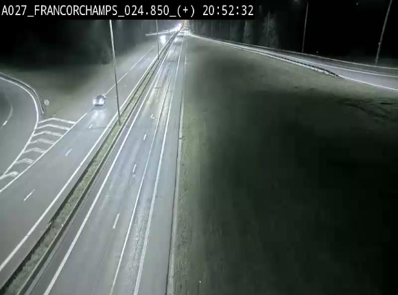<h2>Caméra autoroutière à proximité du circuit de Spa-Francorchamps à Stavelot sur l'A27/E42</h2>