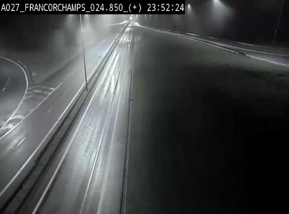 <h2>Caméra autoroutière à proximité du circuit de Spa-Francorchamps à Stavelot sur l'A27/E42</h2>