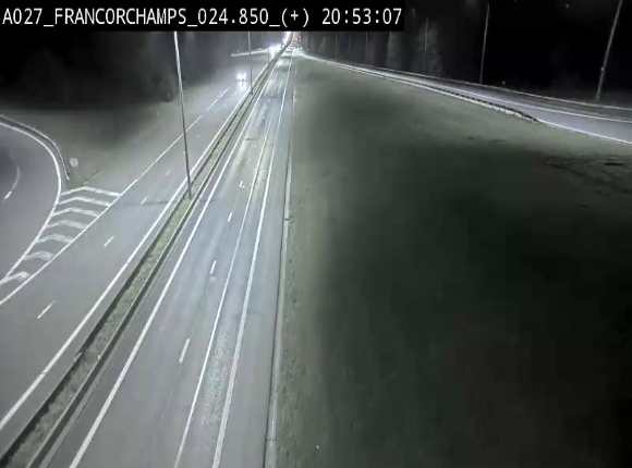 <h2>Caméra autoroutière à proximité du circuit de Spa-Francorchamps à Stavelot sur l'A27/E42</h2>