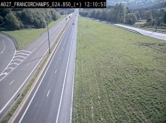 <h2>Caméra autoroutière à proximité du circuit de Spa-Francorchamps à Stavelot sur l'A27/E42</h2>