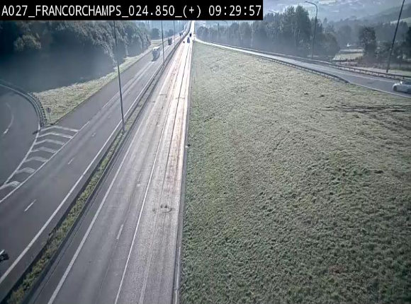 <h2>Caméra autoroutière à proximité du circuit de Spa-Francorchamps à Stavelot sur l'A27/E42</h2>