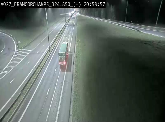 <h2>Caméra autoroutière à proximité du circuit de Spa-Francorchamps à Stavelot sur l'A27/E42</h2>
