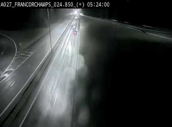 <h2>Caméra autoroutière à proximité du circuit de Spa-Francorchamps à Stavelot sur l'A27/E42</h2>