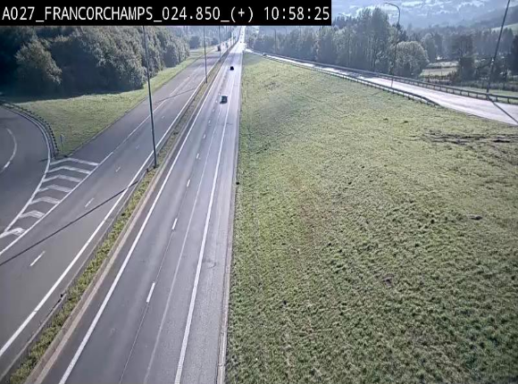 <h2>Caméra autoroutière à proximité du circuit de Spa-Francorchamps à Stavelot sur l'A27/E42</h2>