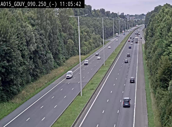 <h2>Webcam autoroute Belgique - Gouy-lez-piéton - E42 - BK 90.3</h2>
