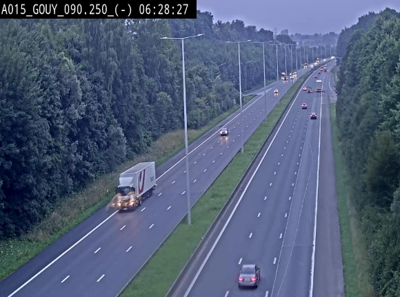 <h2>Webcam autoroute Belgique - Gouy-lez-piéton - E42 - BK 90.3</h2>