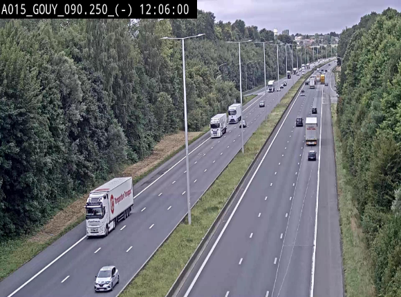 <h2>Webcam autoroute Belgique - Gouy-lez-piéton - E42 - BK 90.3</h2>