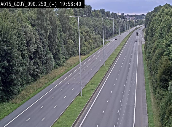 <h2>Webcam autoroute Belgique - Gouy-lez-piéton - E42 - BK 90.3</h2>