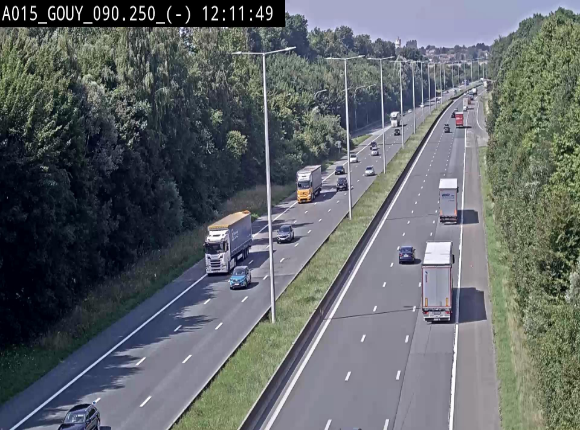 <h2>Webcam autoroute Belgique - Gouy-lez-piéton - E42 - BK 90.3</h2>