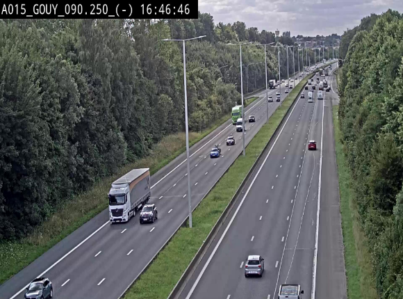 <h2>Webcam autoroute Belgique - Gouy-lez-piéton - E42 - BK 90.3</h2>