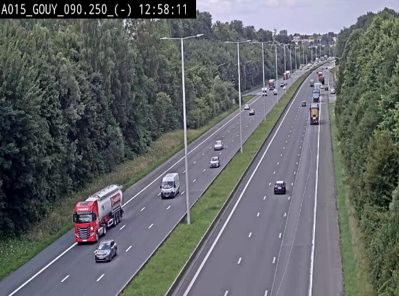<h2>Webcam autoroute Belgique - Gouy-lez-piéton - E42 - BK 90.3</h2>