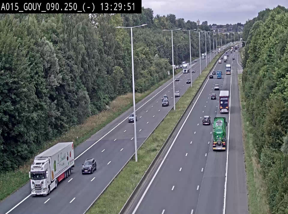 <h2>Webcam autoroute Belgique - Gouy-lez-piéton - E42 - BK 90.3</h2>