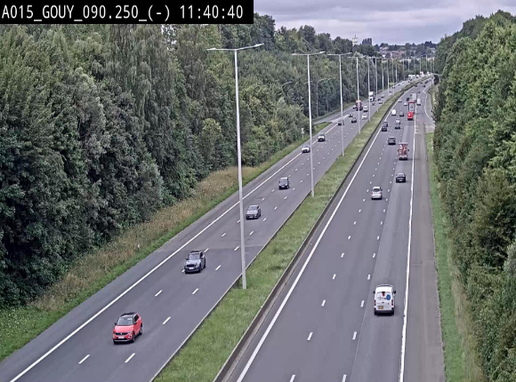 <h2>Webcam autoroute Belgique - Gouy-lez-piéton - E42 - BK 90.3</h2>
