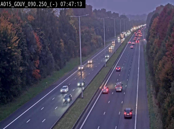 <h2>Webcam autoroute Belgique - Gouy-lez-piéton - E42 - BK 90.3</h2>