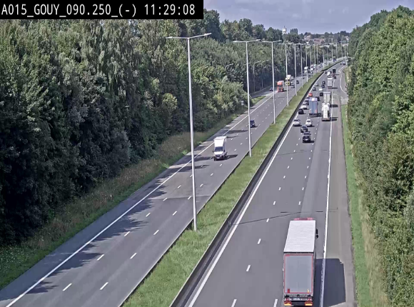 <h2>Webcam autoroute Belgique - Gouy-lez-piéton - E42 - BK 90.3</h2>