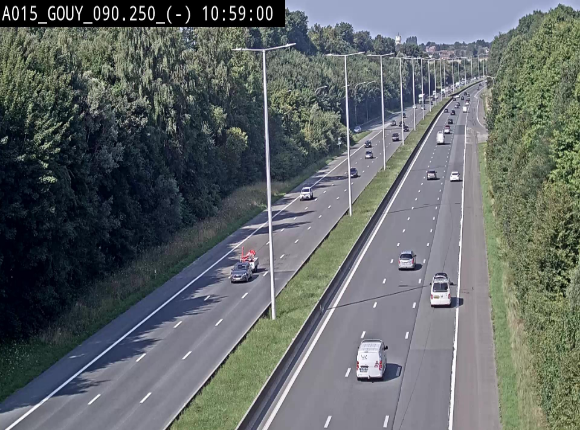<h2>Webcam autoroute Belgique - Gouy-lez-piéton - E42 - BK 90.3</h2>