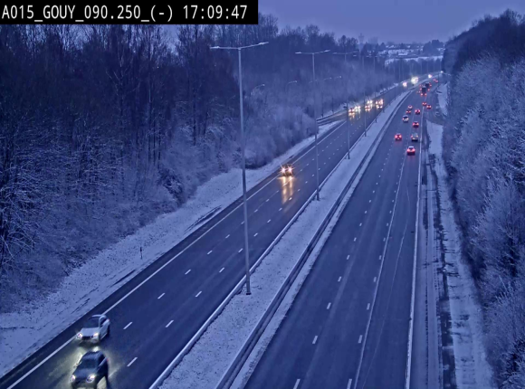 Webcam autoroute Belgique - Gouy-lez-piéton - E42 - BK 90.3