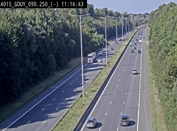 <h2>Webcam autoroute Belgique - Gouy-lez-piéton - E42 - BK 90.3</h2>