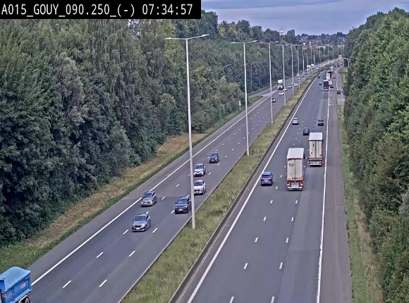 <h2>Webcam autoroute Belgique - Gouy-lez-piéton - E42 - BK 90.3</h2>