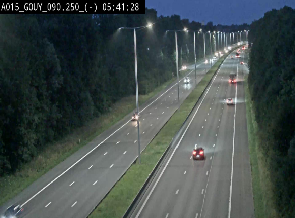 Webcam autoroute Belgique - Gouy-lez-piéton - E42 - BK 90.3