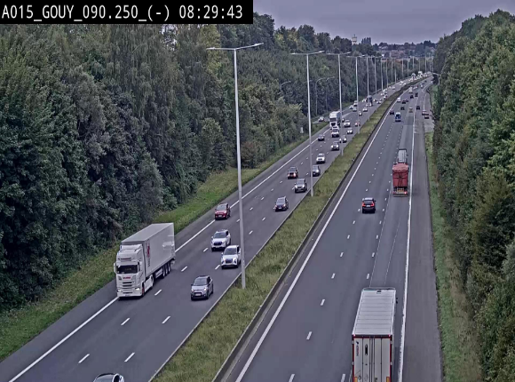<h2>Webcam autoroute Belgique - Gouy-lez-piéton - E42 - BK 90.3</h2>