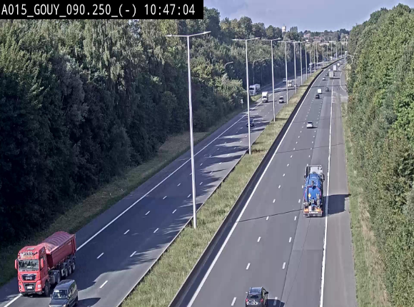 <h2>Webcam autoroute Belgique - Gouy-lez-piéton - E42 - BK 90.3</h2>
