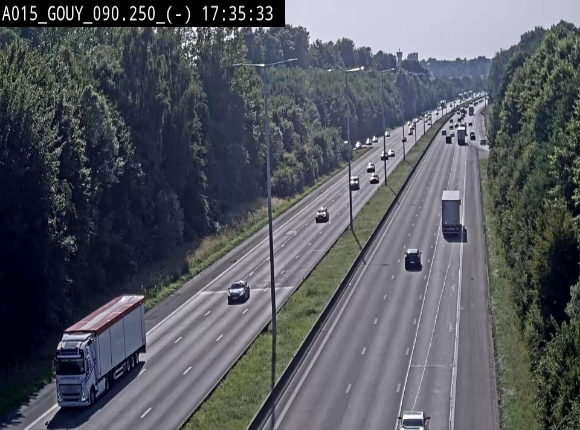 <h2>Webcam autoroute Belgique - Gouy-lez-piéton - E42 - BK 90.3</h2>