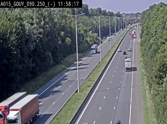 <h2>Webcam autoroute Belgique - Gouy-lez-piéton - E42 - BK 90.3</h2>
