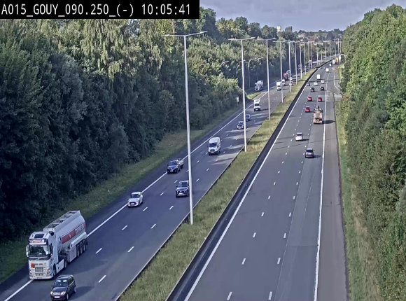 <h2>Webcam autoroute Belgique - Gouy-lez-piéton - E42 - BK 90.3</h2>