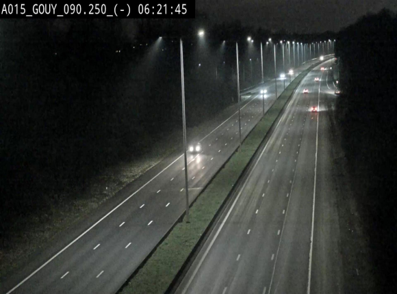 Webcam autoroute Belgique - Gouy-lez-piéton - E42 - BK 90.3