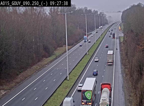 <h2>Webcam autoroute Belgique - Gouy-lez-piéton - E42 - BK 90.3</h2>