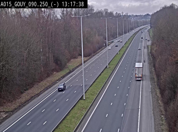 <h2>Webcam autoroute Belgique - Gouy-lez-piéton - E42 - BK 90.3</h2>