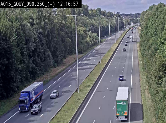 <h2>Webcam autoroute Belgique - Gouy-lez-piéton - E42 - BK 90.3</h2>