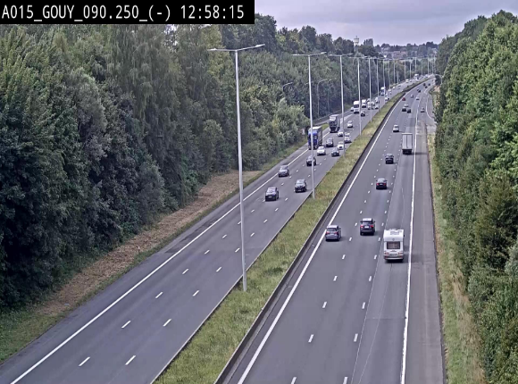 <h2>Webcam autoroute Belgique - Gouy-lez-piéton - E42 - BK 90.3</h2>