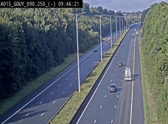 <h2>Webcam autoroute Belgique - Gouy-lez-piéton - E42 - BK 90.3</h2>