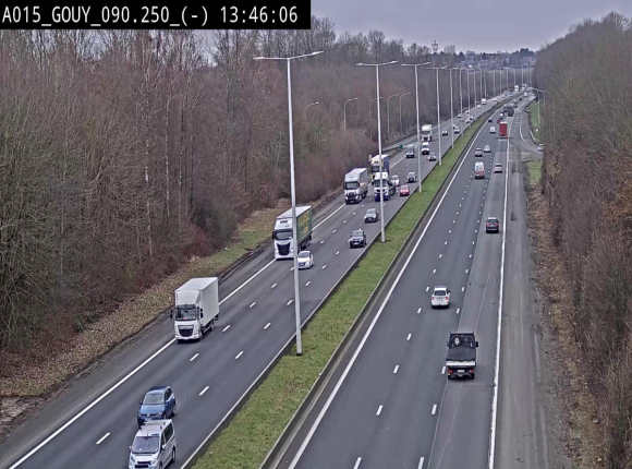 <h2>Webcam autoroute Belgique - Gouy-lez-piéton - E42 - BK 90.3</h2>
