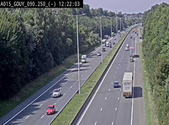 <h2>Webcam autoroute Belgique - Gouy-lez-piéton - E42 - BK 90.3</h2>