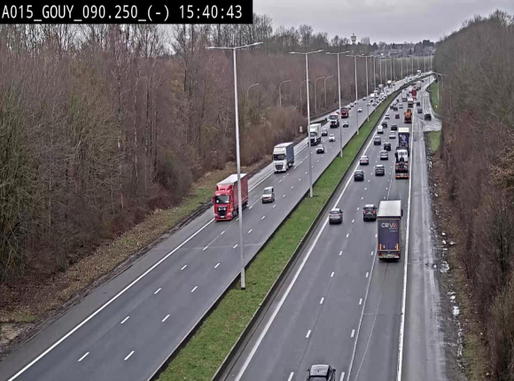 <h2>Webcam autoroute Belgique - Gouy-lez-piéton - E42 - BK 90.3</h2>