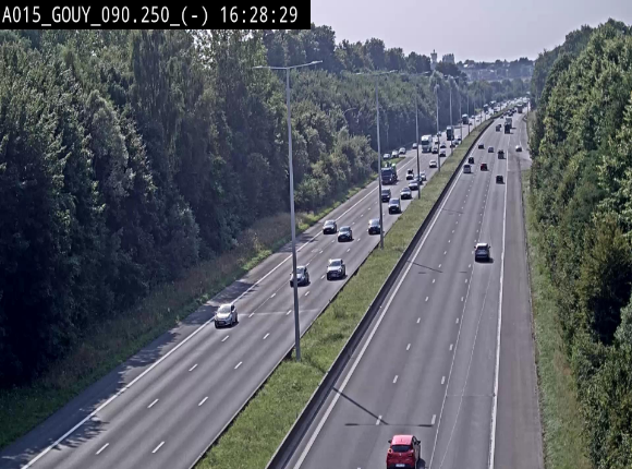 <h2>Webcam autoroute Belgique - Gouy-lez-piéton - E42 - BK 90.3</h2>