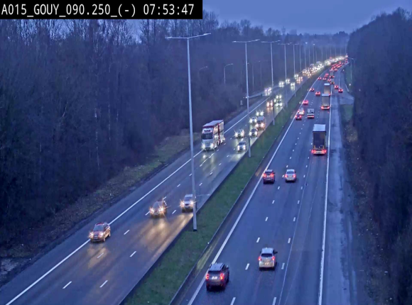 <h2>Webcam autoroute Belgique - Gouy-lez-piéton - E42 - BK 90.3</h2>