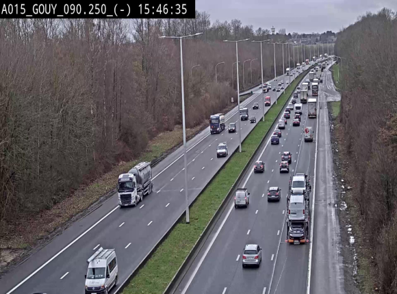 <h2>Webcam autoroute Belgique - Gouy-lez-piéton - E42 - BK 90.3</h2>