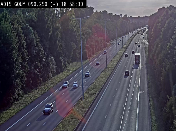 <h2>Webcam autoroute Belgique - Gouy-lez-piéton - E42 - BK 90.3</h2>