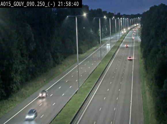 Webcam autoroute Belgique - Gouy-lez-piéton - E42 - BK 90.3