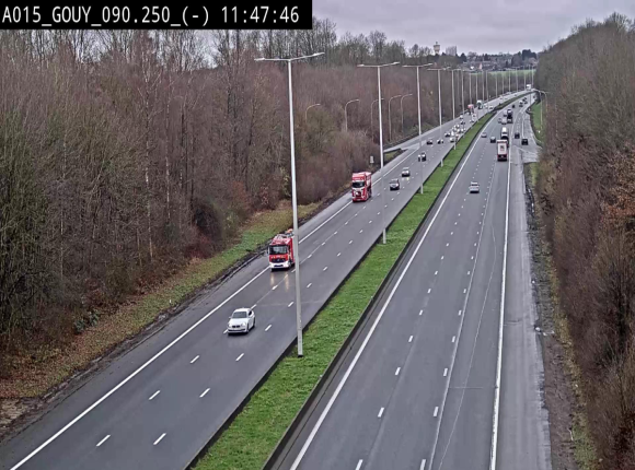<h2>Webcam autoroute Belgique - Gouy-lez-piéton - E42 - BK 90.3</h2>