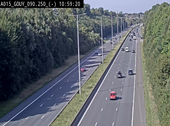 <h2>Webcam autoroute Belgique - Gouy-lez-piéton - E42 - BK 90.3</h2>
