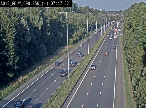 <h2>Webcam autoroute Belgique - Gouy-lez-piéton - E42 - BK 90.3</h2>